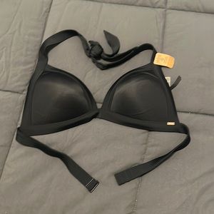 PINK Victorias Secret Bikini Top Xmas Black Tri